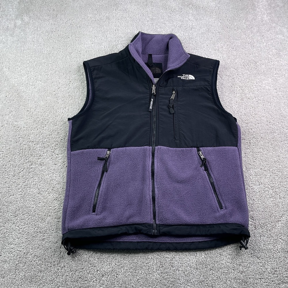 North Face Vest‎ Womens Small Purple Denali Polartec Fleece Full Zip Outdoors
